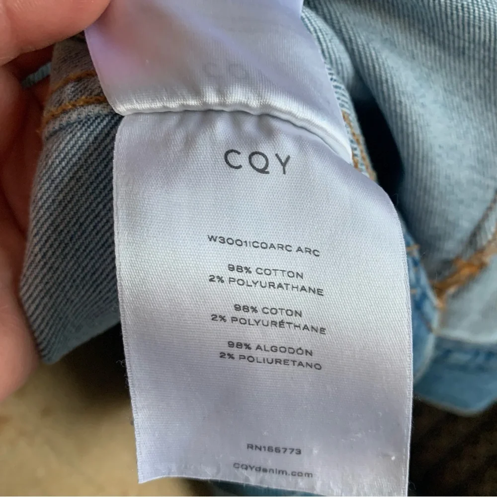 CQY Denim Harper Jacket. Luxury denim, Size Small - Picture 12 of 13